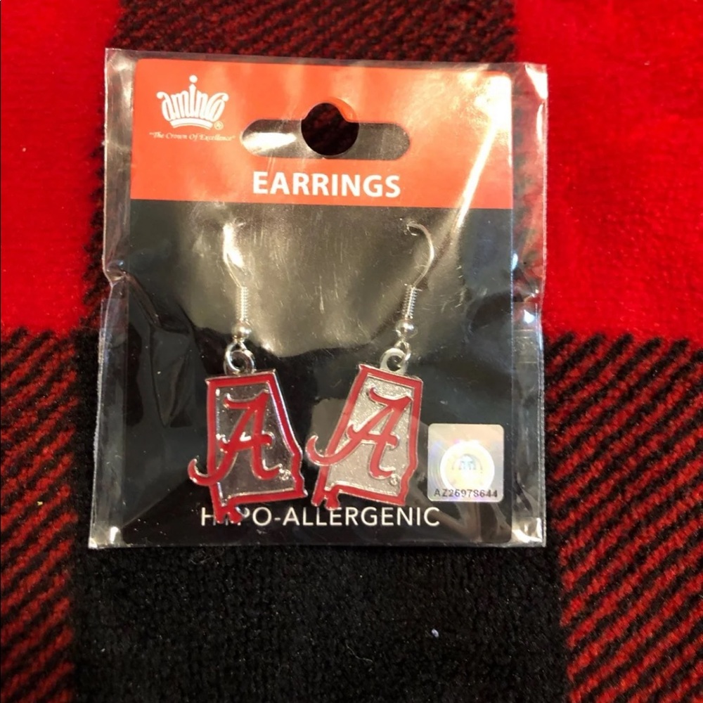 Alabama Crimson Tide earrings